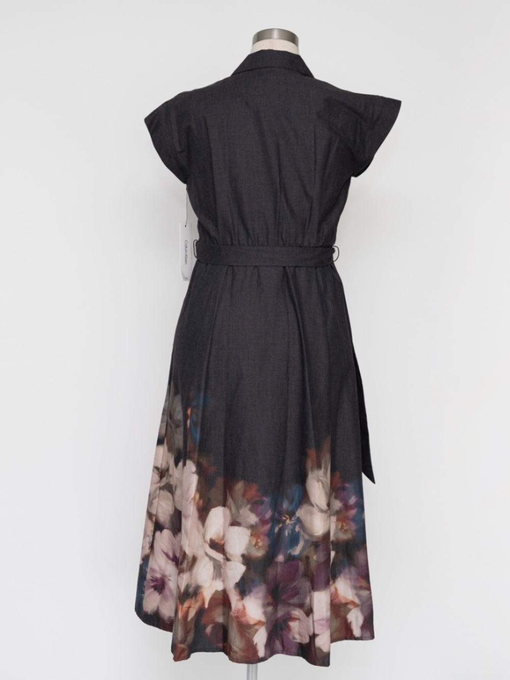 Calvin Klein - Placement Print Midi Shirt Dress - Picture 3 of 11